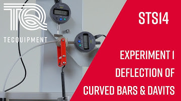 Structures How To: STS14 Setup and Procedure - Experiment 1 (Deflection of Cruved Bars and Davits)
