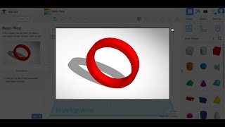 Basic Ring #tinkercad #3dprinting #3ddesign #project