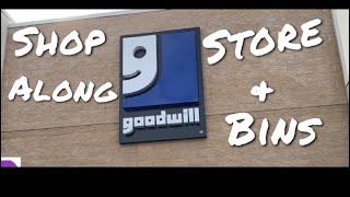 WHAT IN THE WORLD? !  A Goodwill and Bins Shop Along & Haul w/ Pam @KeebysCollectibles