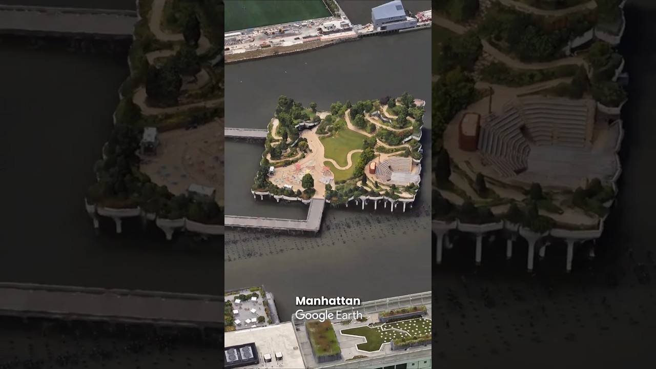 Little Island. El Parque Flotante Más Increíble de Nueva York en 3D | Planet in 3D