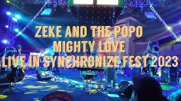 zeke and the popo mighty love live in synchronize fest 2023