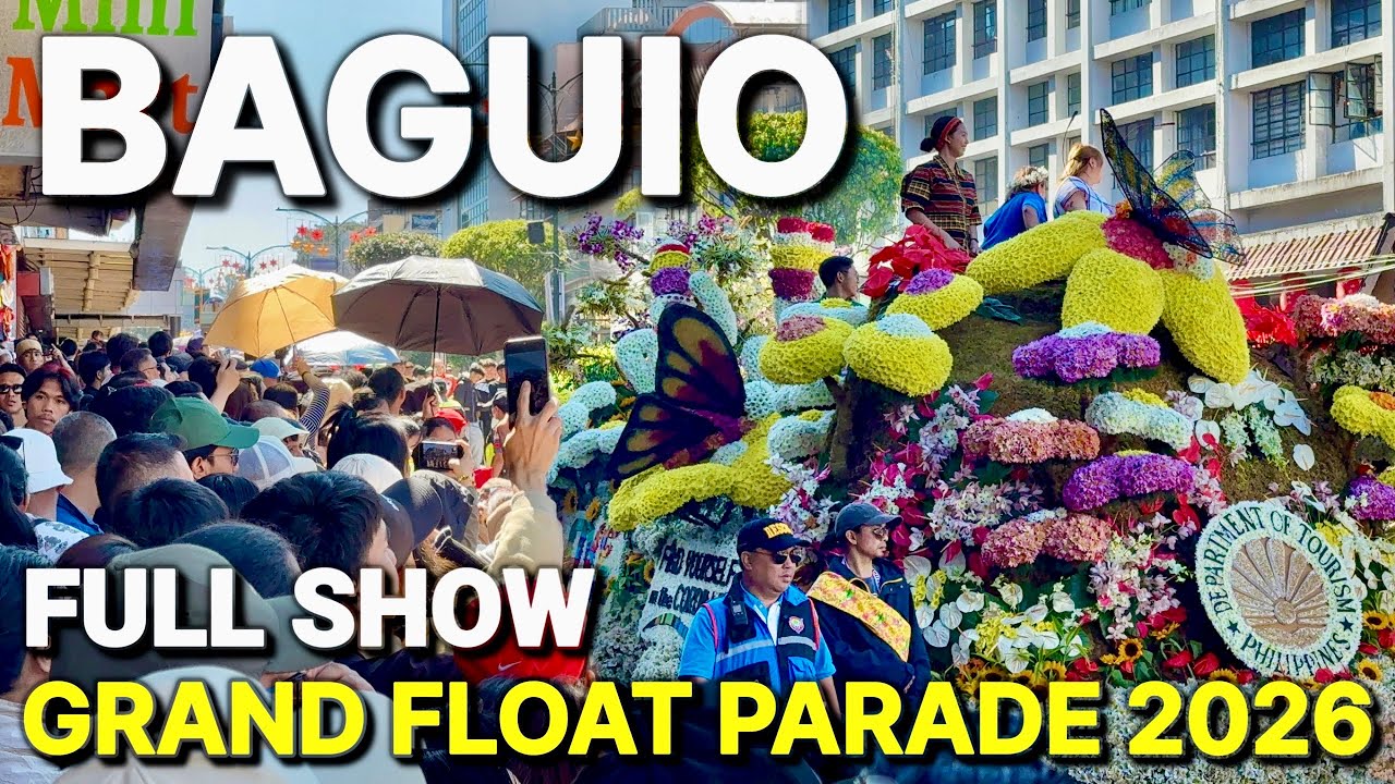 Philippines BIGGEST EVENT in BAGUIO CITY | Panagbenga Grand Float Parade 2026 FULL SHOW