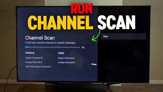 How to Run a Channel Scan on Hisense Google TV Fix No or Missing Antenna Channels