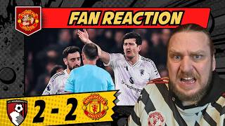 RANT Officials ROBBED US π€¬ Maguire Cost Us! Bournemouth 2-2 Manchester united