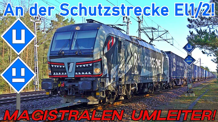 Die Magistralen Umleiter! Güterzug Hochbetrieb aus allen Richtungen an der Schutzstrecke El1 & El2!