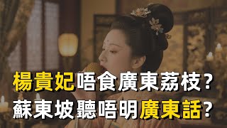 楊貴妃所吃不產自廣東？蘇軾聽錯粵語寫錯詩？｜荔枝｜廣東話｜古詩詞｜歷史｜杜牧｜唐朝｜宋朝｜惠州