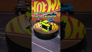 How To Customize The '20 Jeep Gladiator #Hotwheels #diecast #custom #shorts
