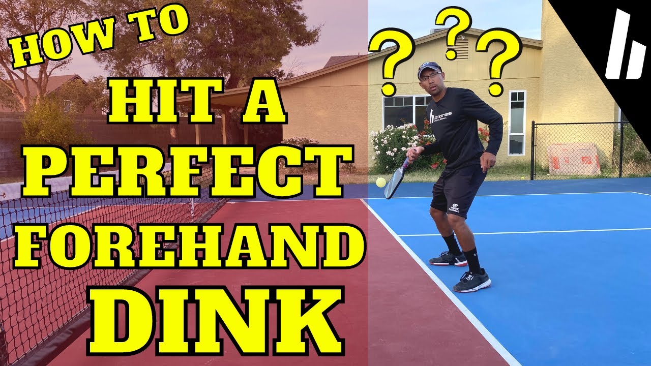 How To Hit A Perfect Forehand Dink Briones Pickleball YouTube