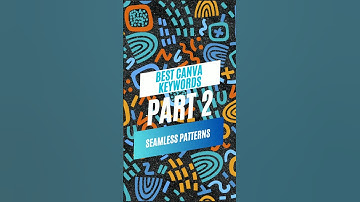 Best canva keywords for seamless patterns #shorts #canvatutorial