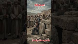 God say -Witness The Miracle: Jesus Brings Lazarus Back😭🙏#shorts #explore #trending #jesus