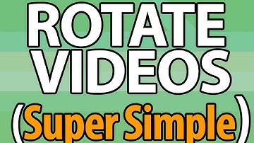 How to ROTATE VIDEOS | Windows 7, 8, 10 |SUPER SIMPLE