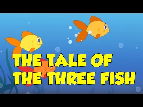 THE TALE OF THE THREE FISH - Children Moral Story - Animal & Bird Stories - Bedtime Story For Kids