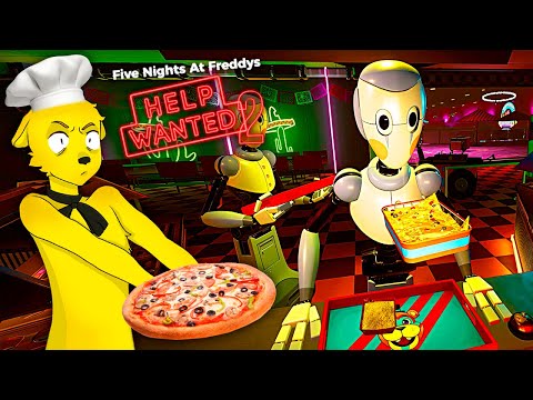 Видео: Готовлю Еду Аниматроникам 🌭 FNAF Help Wanted 2