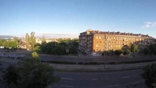 Time lapse Sofia Bulgaria