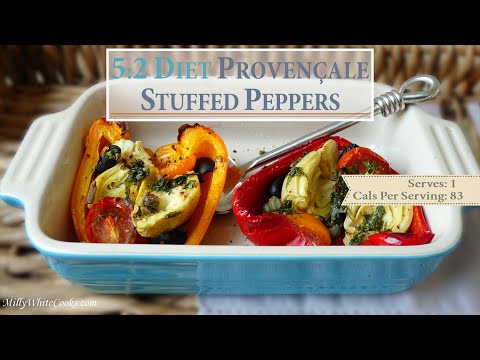 provençale-stuffed-peppers-recipe-|-5:2-diet-best-weight-loss-meal-|-easy-low-fat-500-calorie-plan