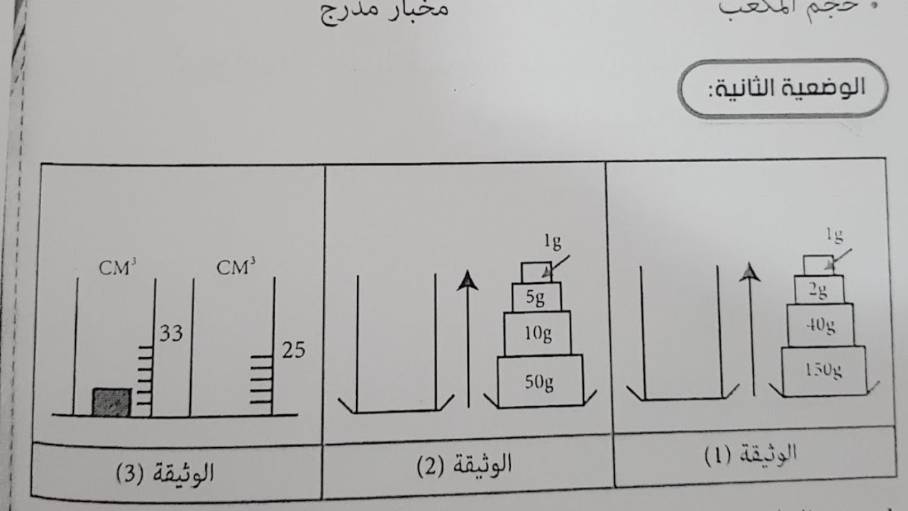 اختبار الفصل الأول فيزياء الأولى متوسط