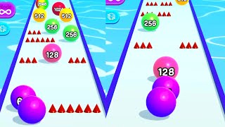 Ball Run 2048 vs Ball Run 2048 Infinity Mode vs Ball Run Infinity | MAX LEVEL⚡ High Score Gameplay