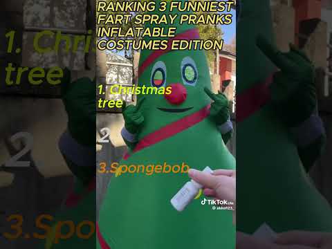 Ranking 3 Funniest Fart Spray Pranks: Inflatable Costumes Edition💀😂