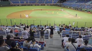 C0029 20190904 , 五下 , 詹智堯：右外野方向一壘安打，一三壘有人。