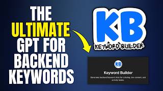 My New Ultimate Kdp Backend Keyword Builder Is Here
