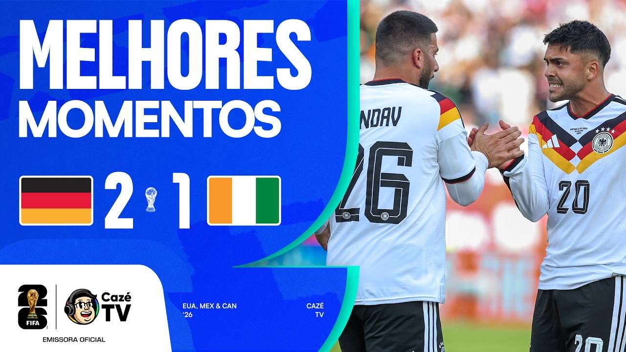 MELHORES MOMENTOS: ALEMANHA 2 X 1 COSTA DO MARFIM | COPA DO MUNDO FIFA™ 2026 | 2ª RODADA
