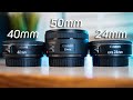 Canon 24mm f/2.8 vs 40mm f/2.8 vs 50mm f/1.8