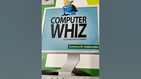 Class 2 computer whiz chapter 2 Computer hardware part 2