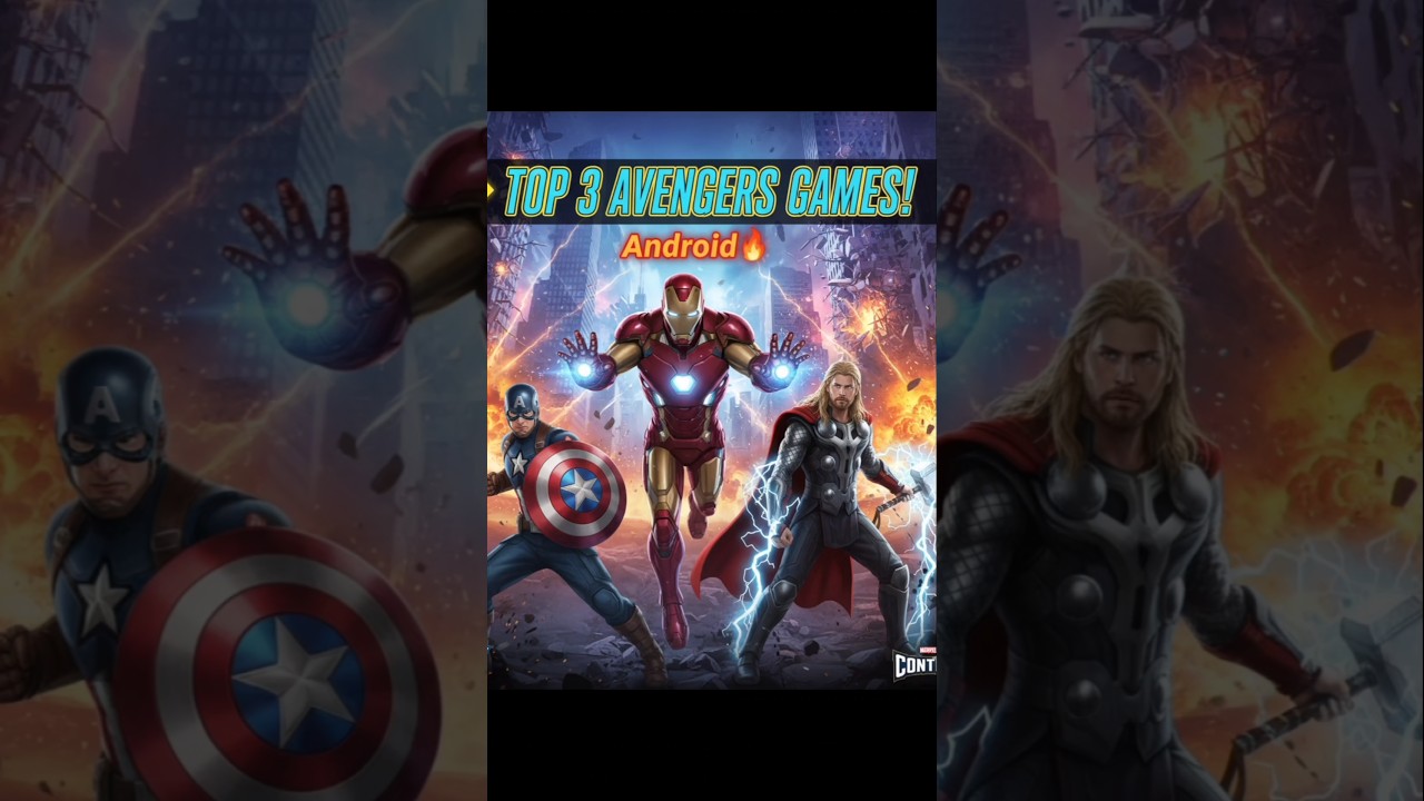 Top 3 Best Avengers Games For Android 🔥 | Best Marvel Games 2025 