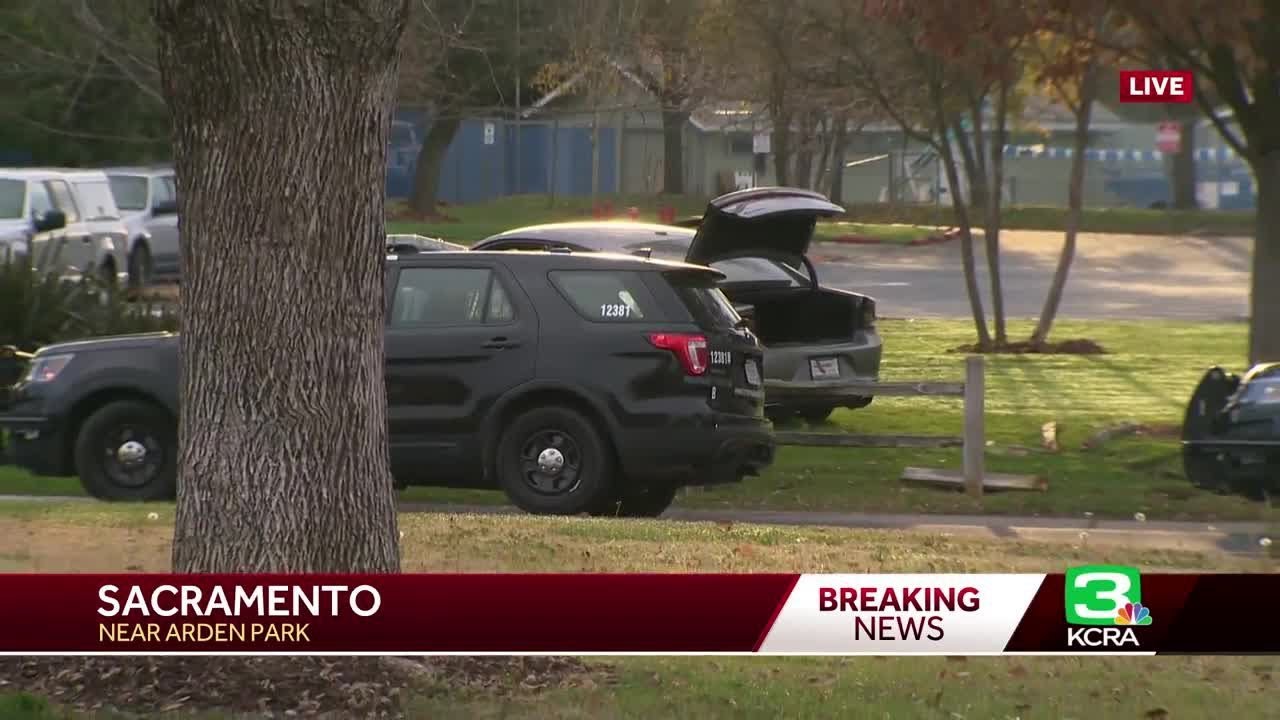 Police Searching For Suspect In Arden Park After High Speed Chase - YouTube