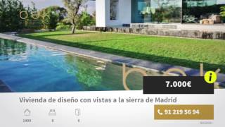 Vivienda De Diseño Con Vistas A La Sierra De Madrid. Algete