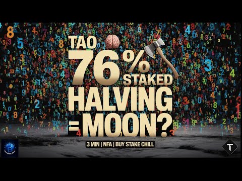 🚀 TAO Tokenomics EXPLAINED in 3 Mins! Halving + Staking = MOON? (Beginner Friendly)