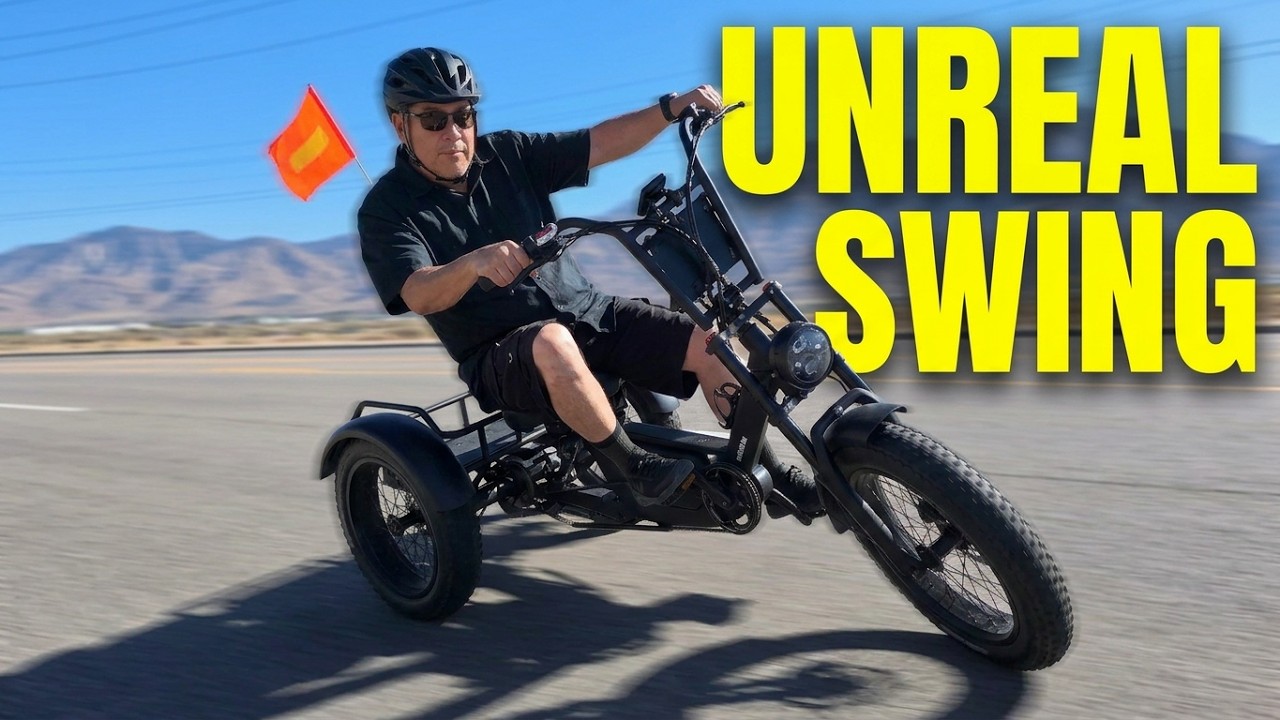 FlekTrike Pro This Electric Trike Swings