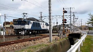 2016/03/19 JR Freight: Container Cars, hauled by EF64 1028 at Shinjohara