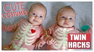 MY FIRST HALLOWEEN! Twin Hacks