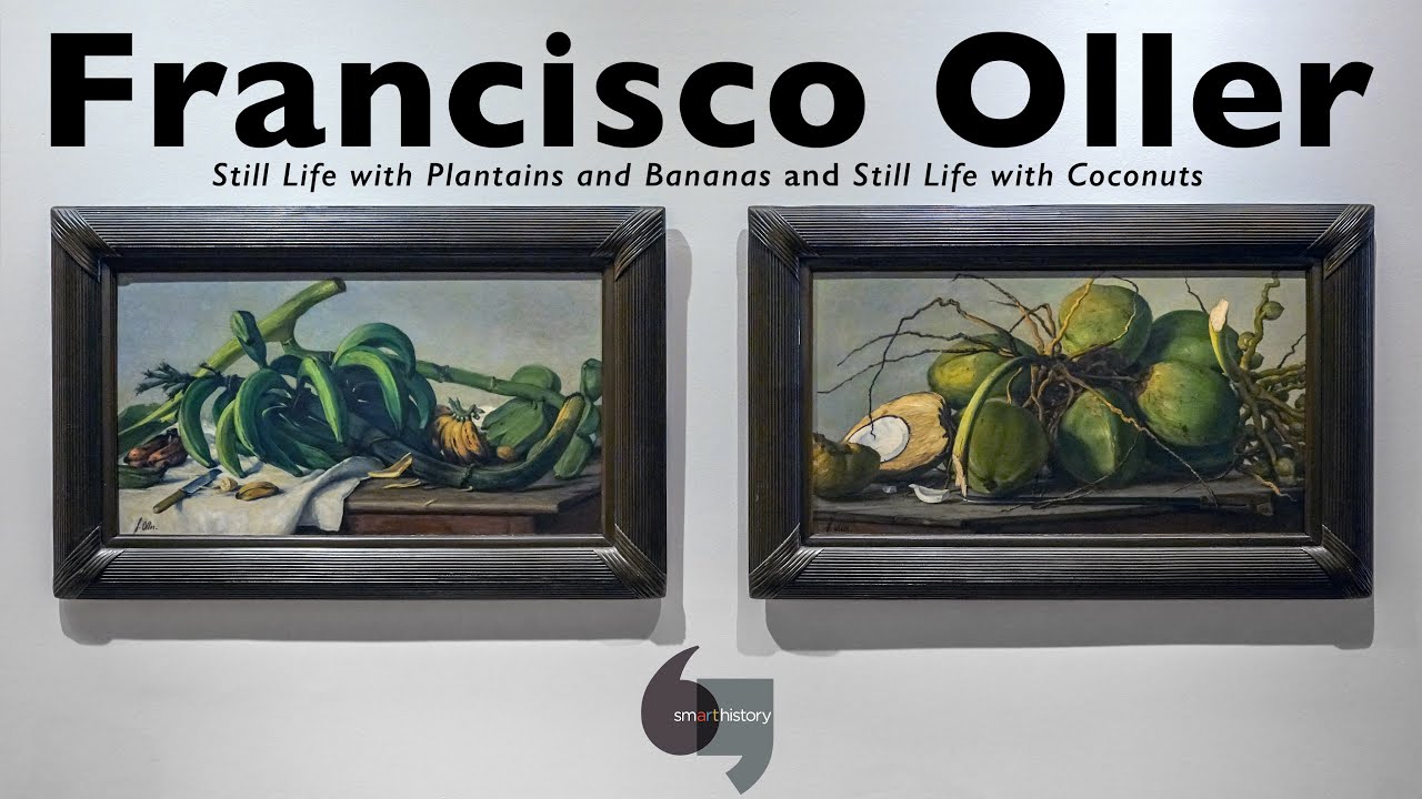 Francisco Oller, Still Life with Plantains and Bananas and Still