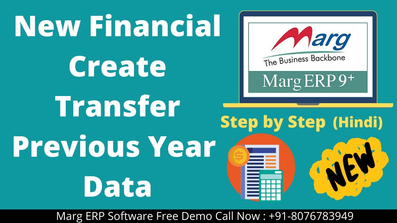 How to Create New Financial Year Marg Software in Hindi | Buy Marg Software Call Now: 8076783949