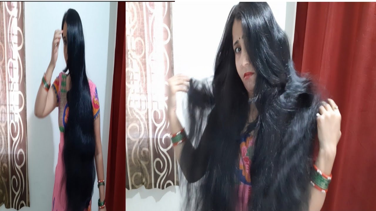 How To Comb / Brush Long Hair No Breakage No Detangle..