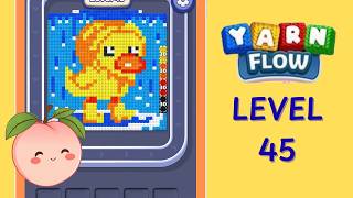 Yarn Flow Level 45 🧶 Solution Walkthrough | Full Gameplay | HD