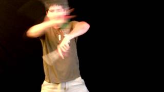 Badass Ninja Circus Nunchuck (nunchaku) Trick - Rotor Pass