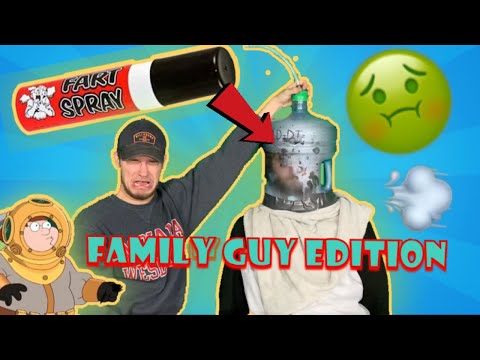 We tried the fart mask from Family Guy | FART SPRAY GAS MASK