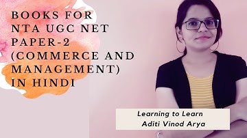 Best Books for NTA UGC NET Paper-2 (Commerce and Management) In Hindi