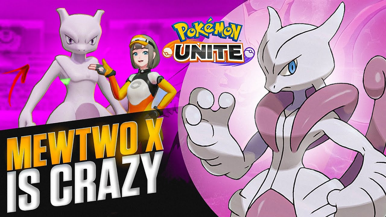 Pokemon UNITE: Mewtwo (Mega X/Y) Gameplay 