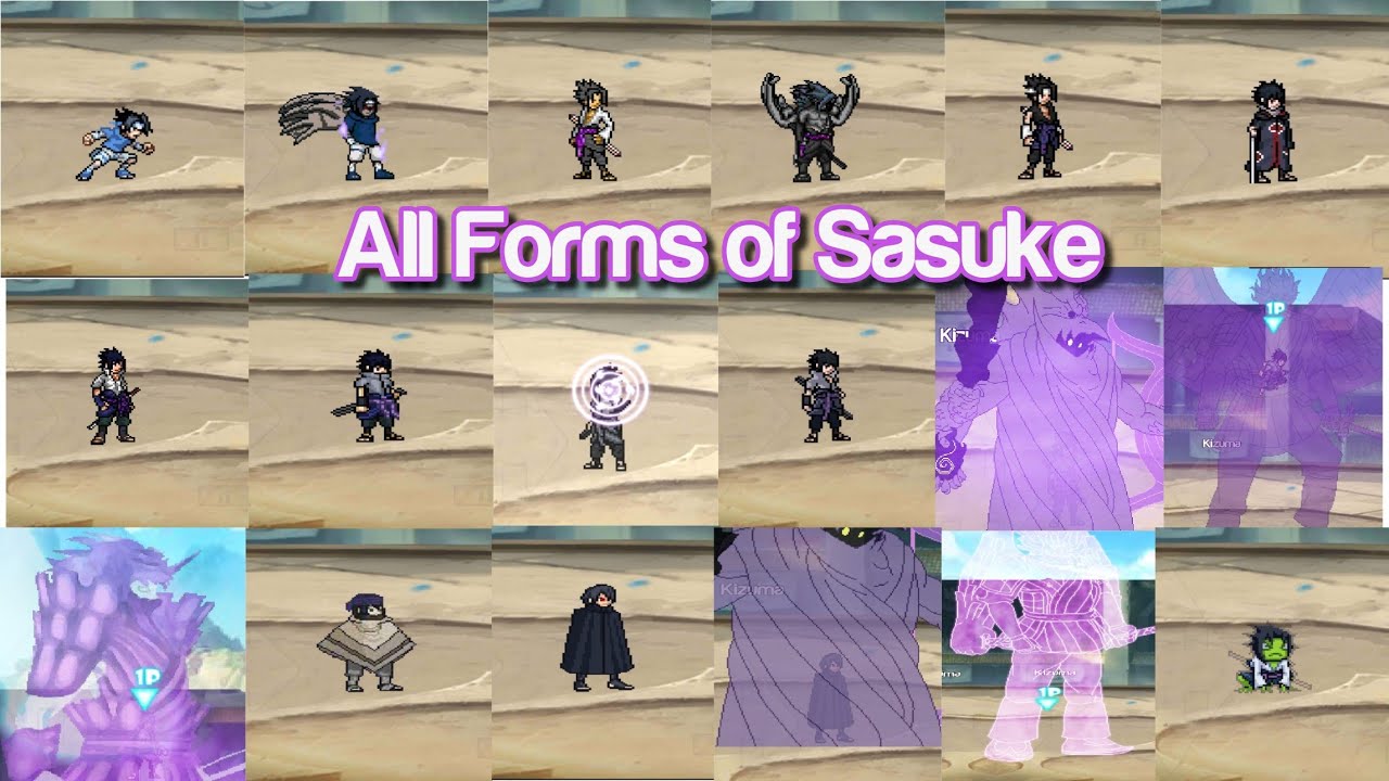 All Forms of Sasuke - Bleach VS Naruto MUGEN All Forms of Sasuke - Bleach VS Naruto MUGEN