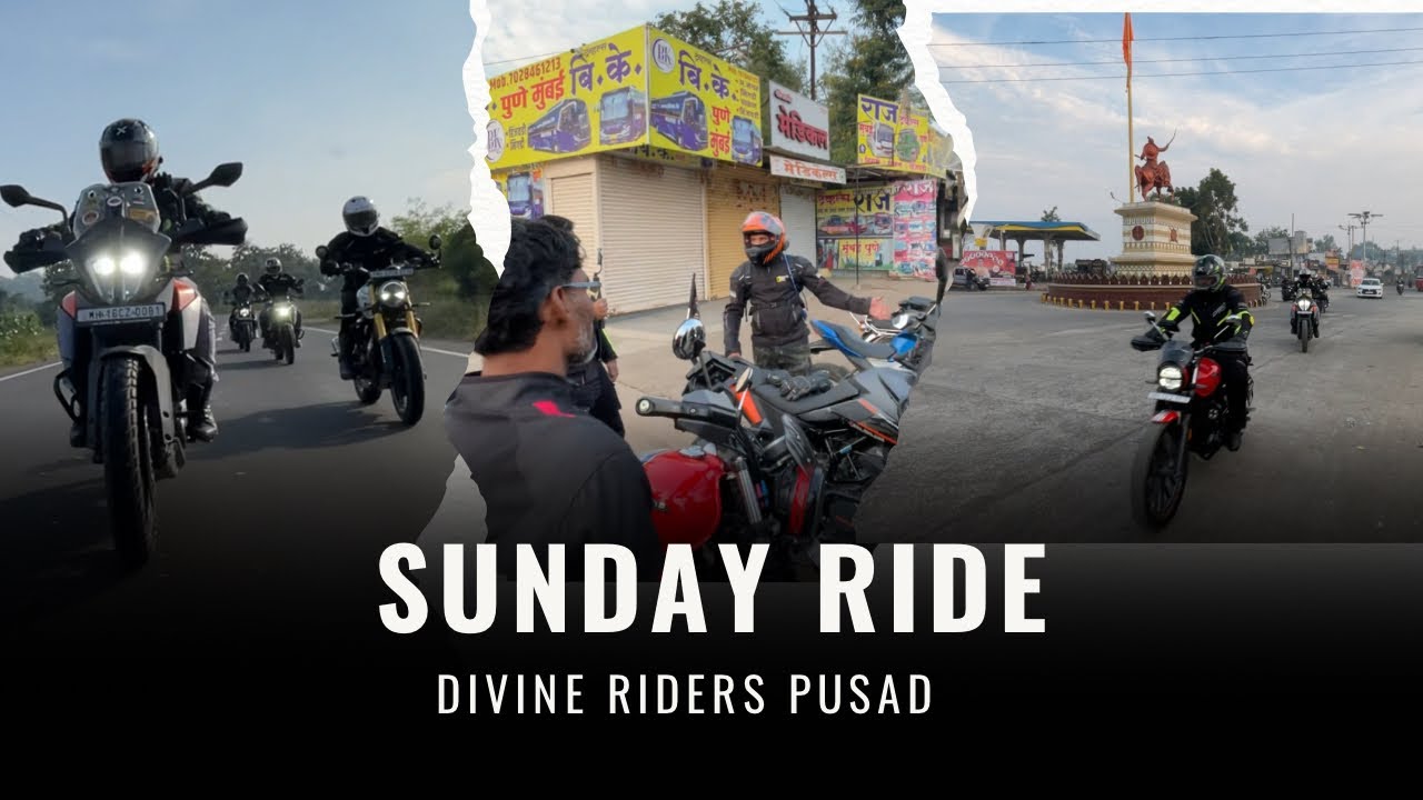 Sunday Ride // Divine Rides Pusad // First pillion MotoVlog//Adventurous Ride //. #rider #adventure 
