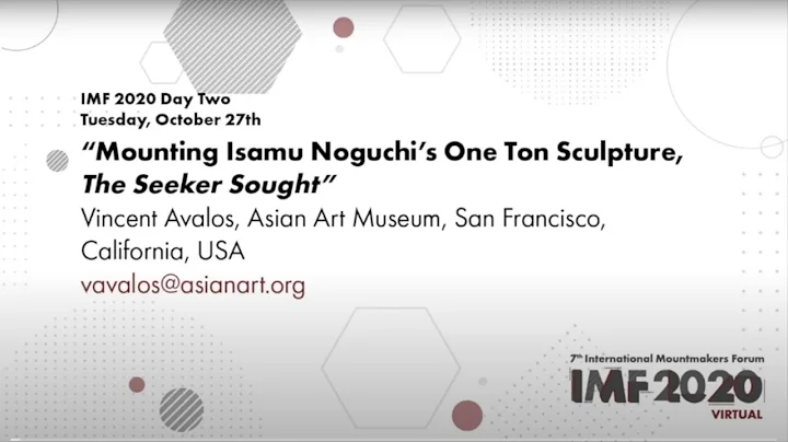 Mounting Isamu Noguchis One Ton Sculpture, The See...
