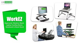 WorkEZ is a series of ergonomic stands such as laptop cooling stand, notebook computer stand & textbook holder stand. This video 