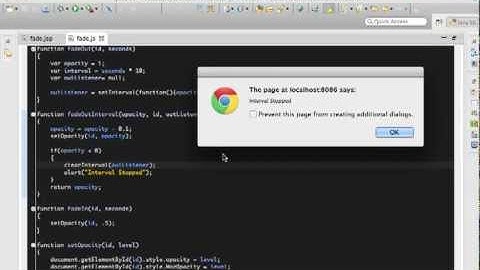Fade Effect Without JQuery - P4 - Clear Interval