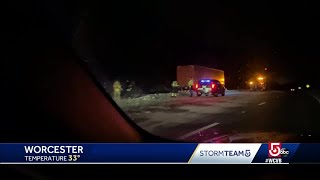 Worcester area battling icy surfaces