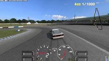 LFS jump drift 360 two wheel wall tap drift entry