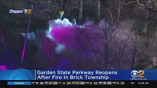 Garden State Parkway Reopens After Fire In Brick Township